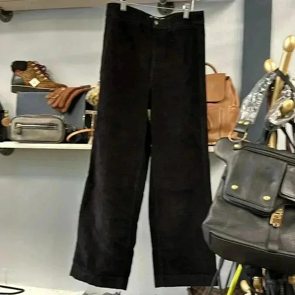 EVERLANE The Sailor Pant in Corduroy Black Size Size 6 - Picture 6 of 8